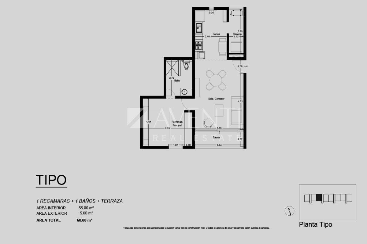 Apartment in Ximena, Huayacán Centro, Cancún