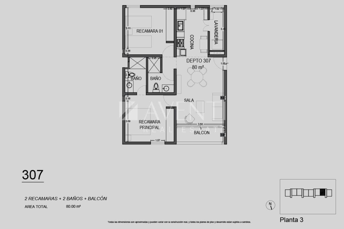 Apartment in Ximena, Huayacán Centro, Cancún