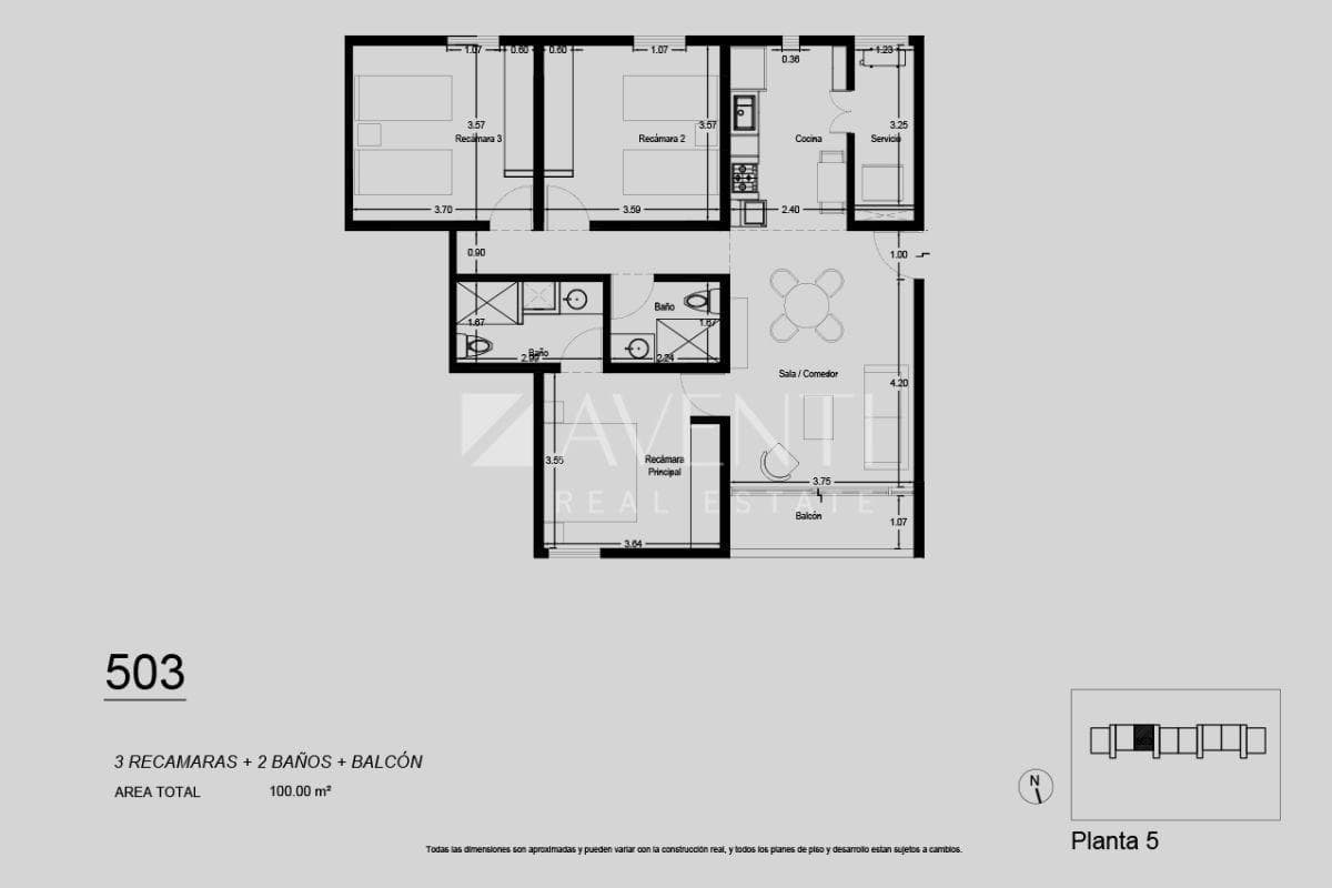 Apartment in Ximena, Huayacán Centro, Cancún
