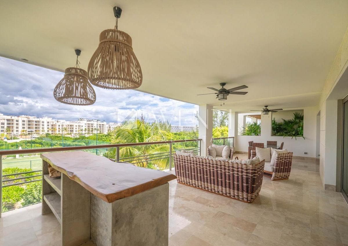 Furnished apartment for rent, La Amada Residencial, Cancún.