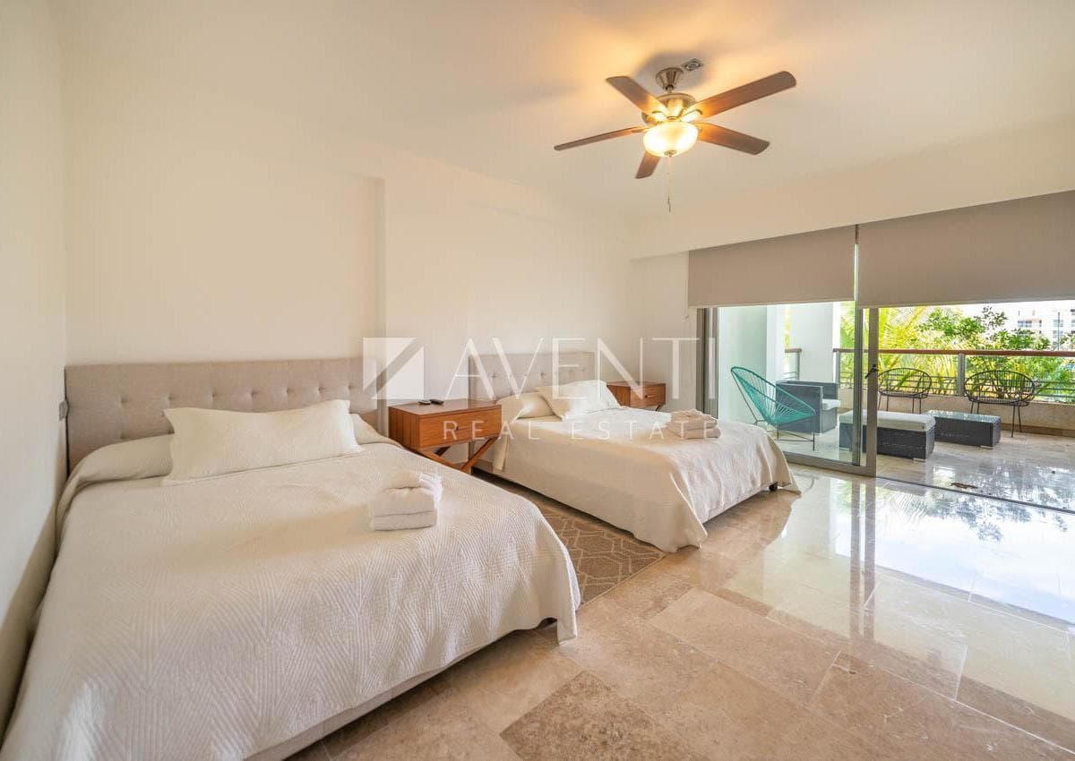 Furnished apartment for rent, La Amada Residencial, Cancún.