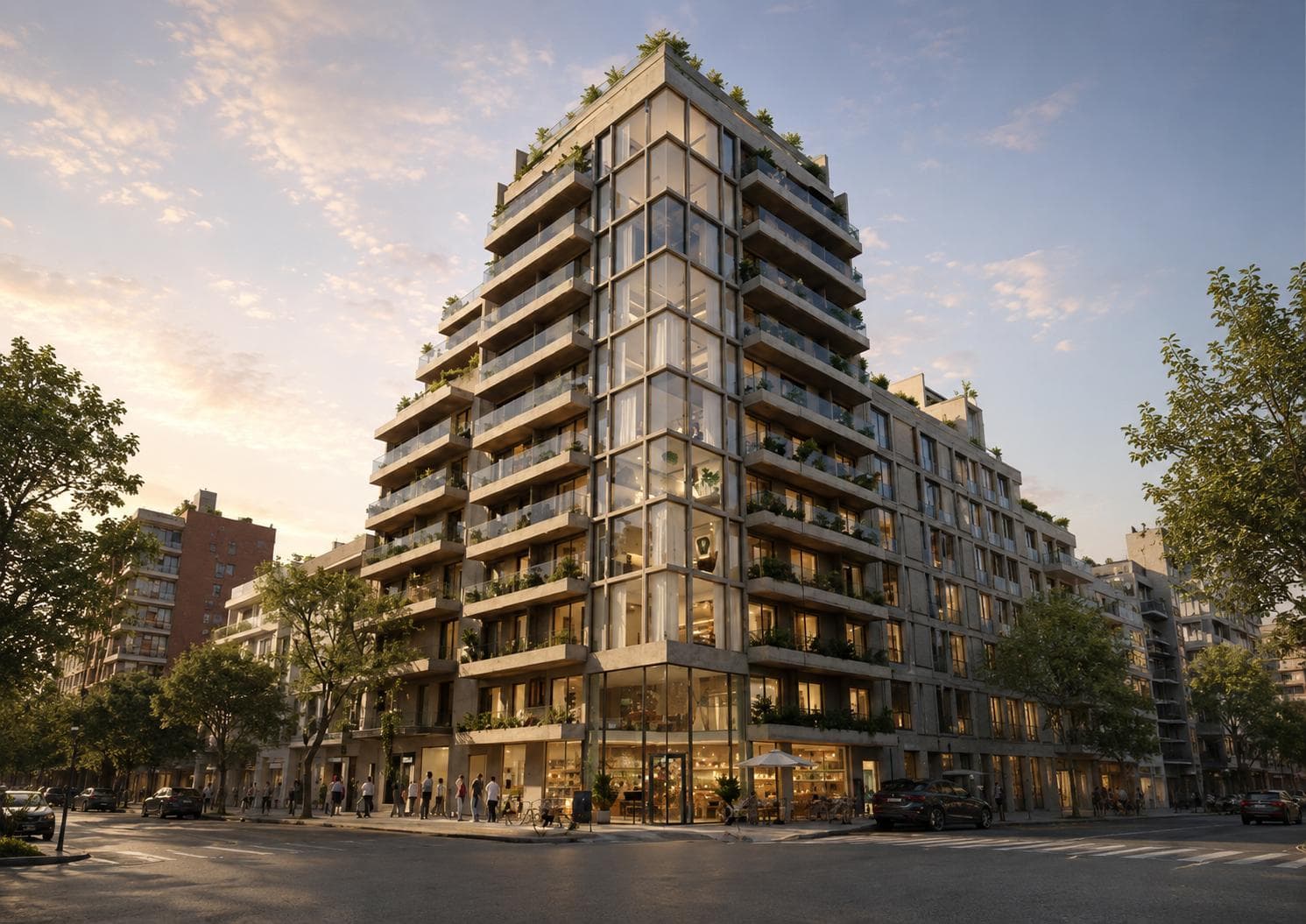 Studio Apartment in Pozo for Sale in Palermo Hollywood with Amenities