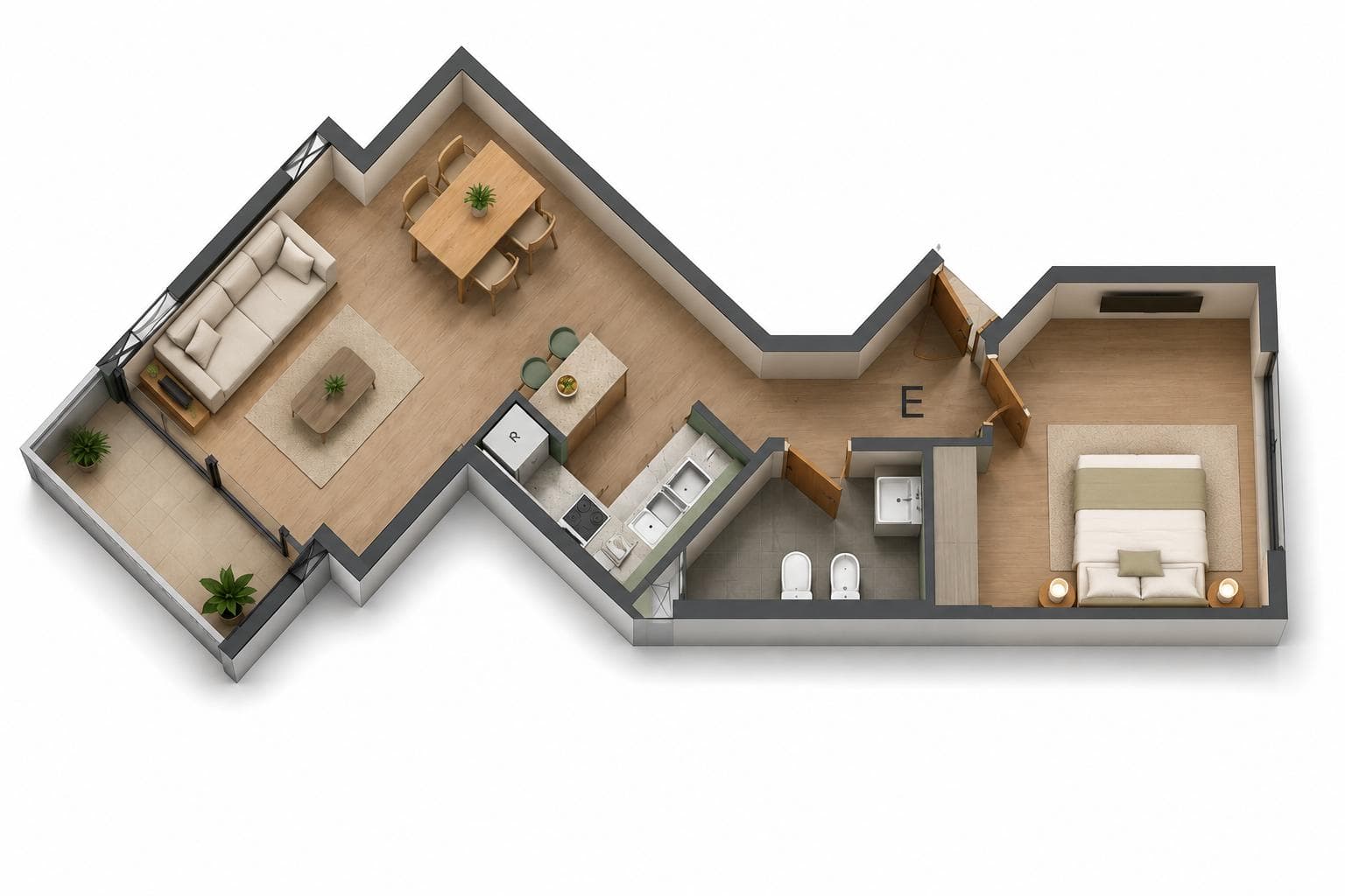 2-Bedroom Apartment in Playa Grande
