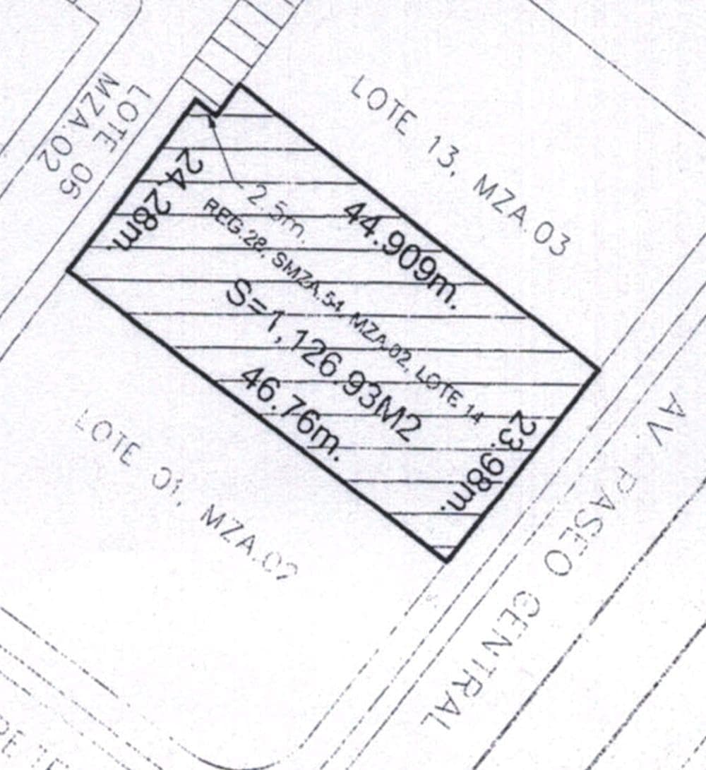 Mixed-use commercial lot on the main avenue, Cruz de Servicios