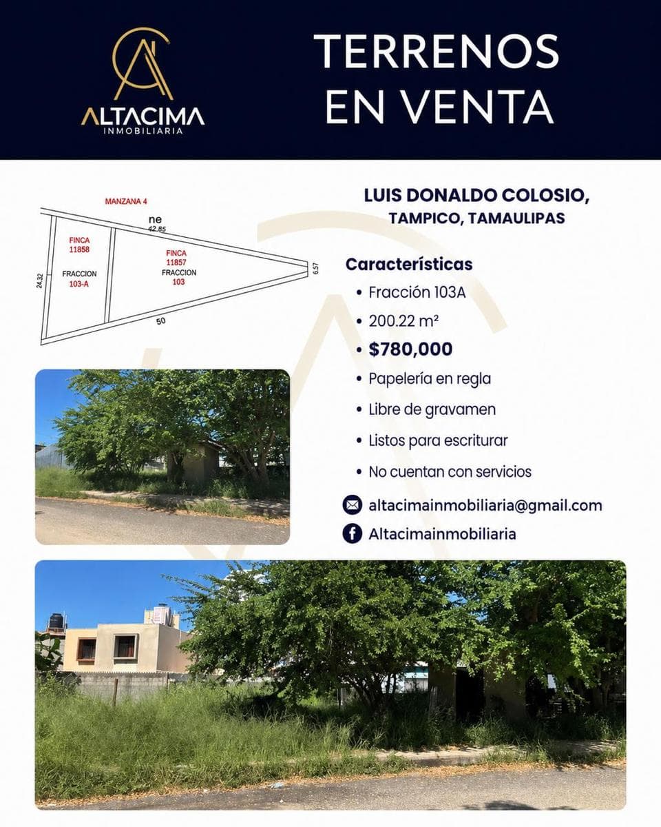 Lot in Luis Donaldo Colosio