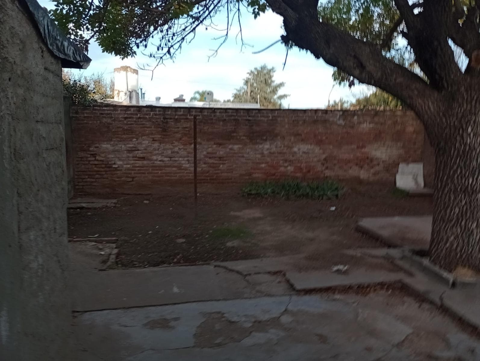 House with 3 bedrooms, a semi-covered garage, and a patio.