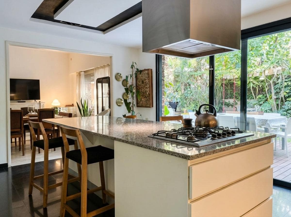 Two-story house for sale, 5 rooms, park, barbecue area, parking spaces, terrace, Villa Ballester.