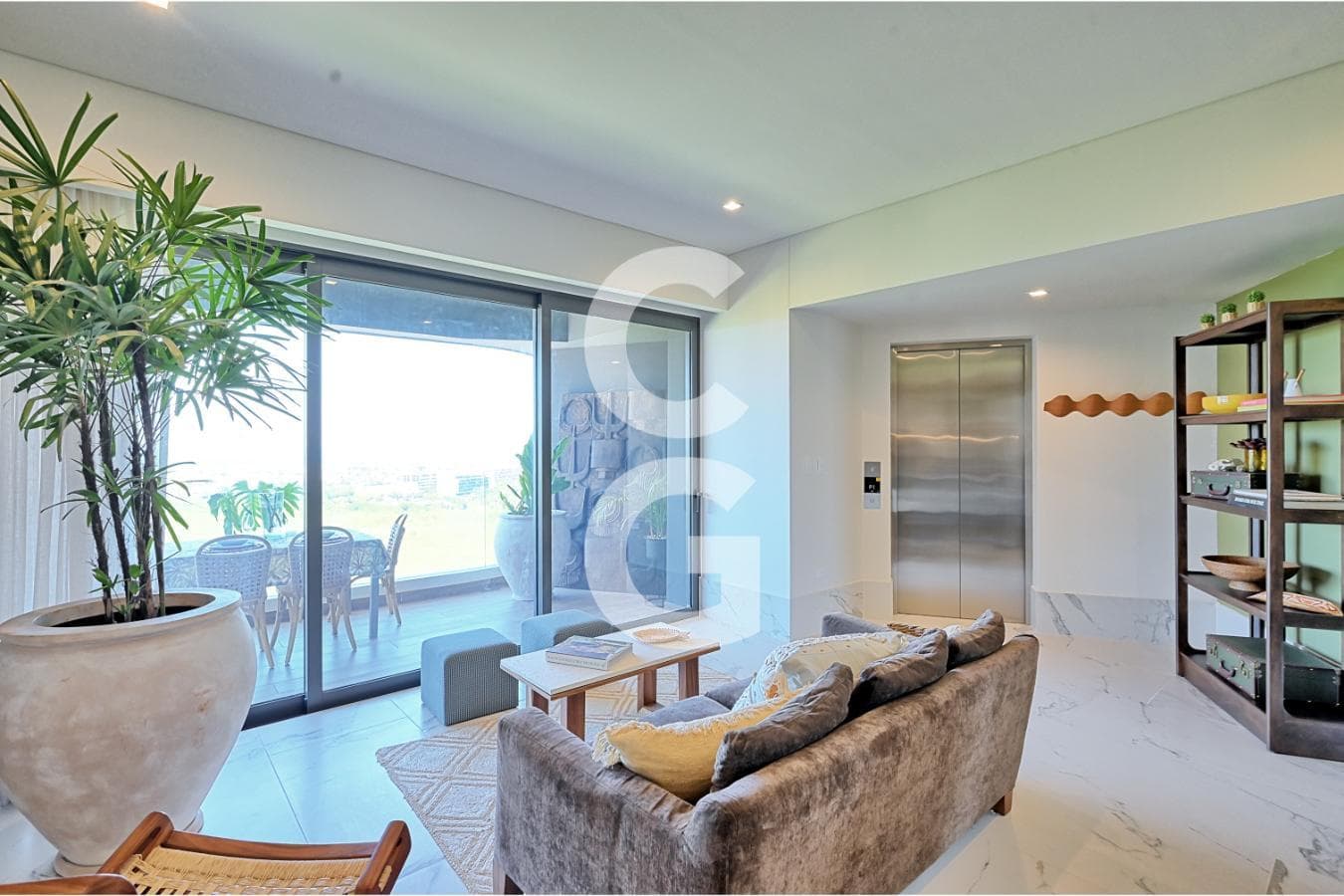 Apartment for Rent in Cancún at the WOHA Residential Complex on Bonampak Avenue with Ocean Views