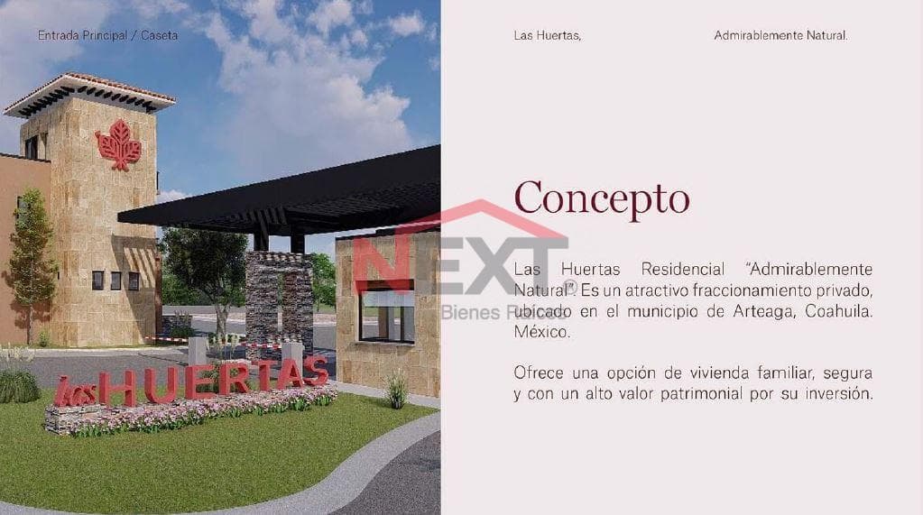 252-meter lot in Arteaga, Las Huertas Subdivision