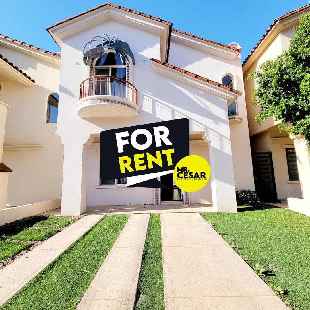 House for rent in Real de Sevilla, Hermosillo Residential Area, Sonora.