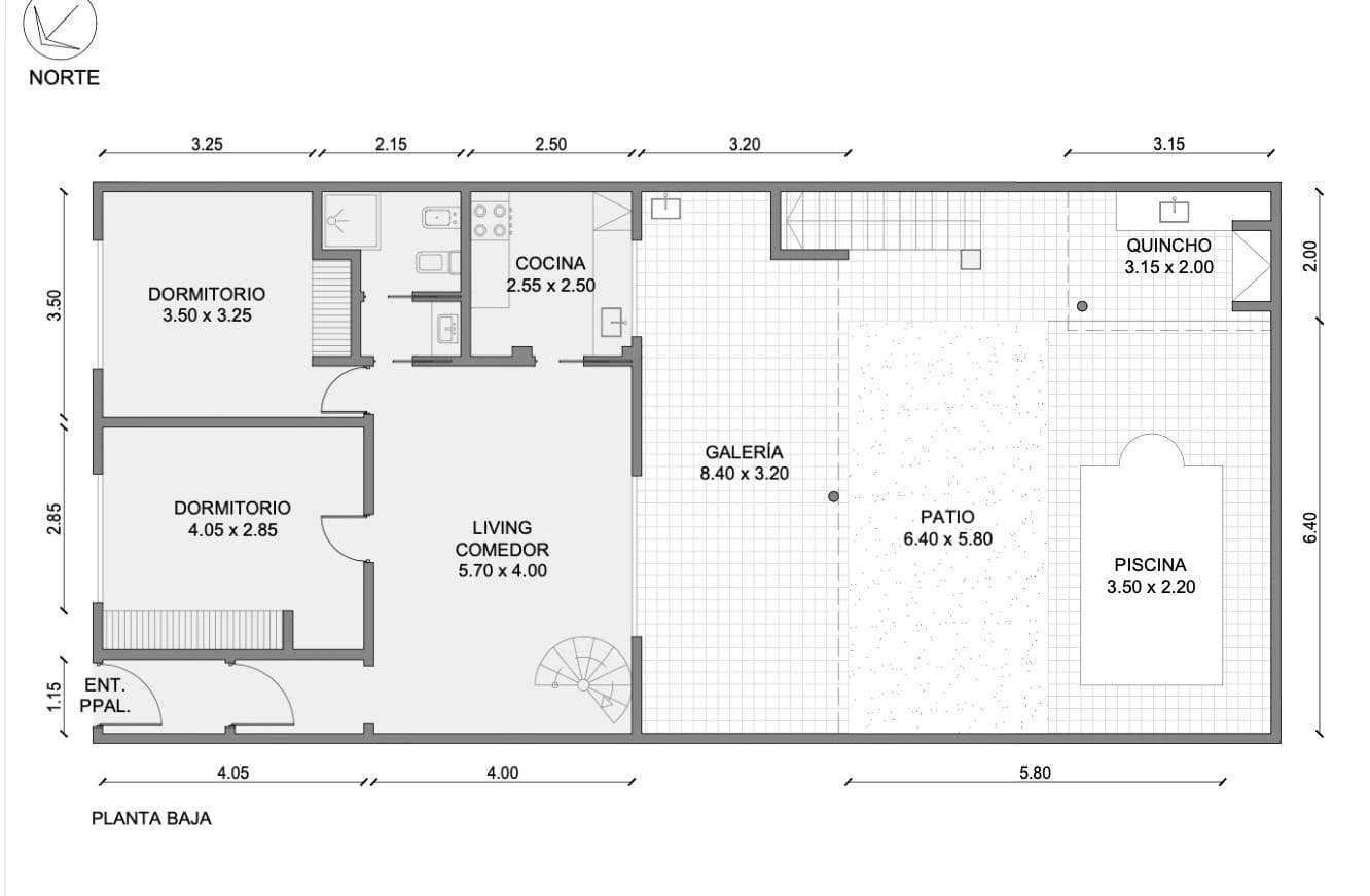 4-room house for sale with pool, barbecue, and porch, Liniers