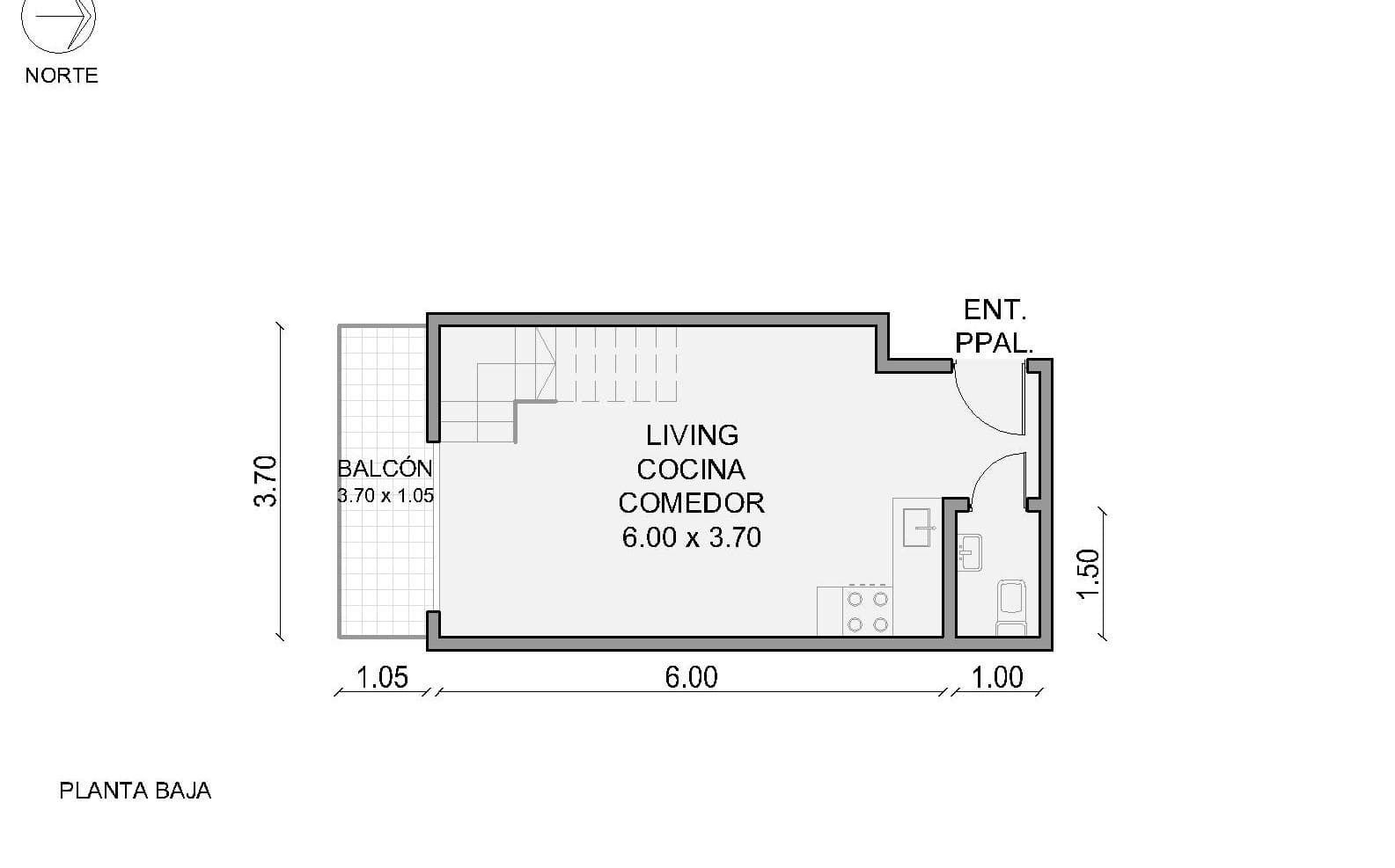 4-room apartment with a terrace—For Sale
