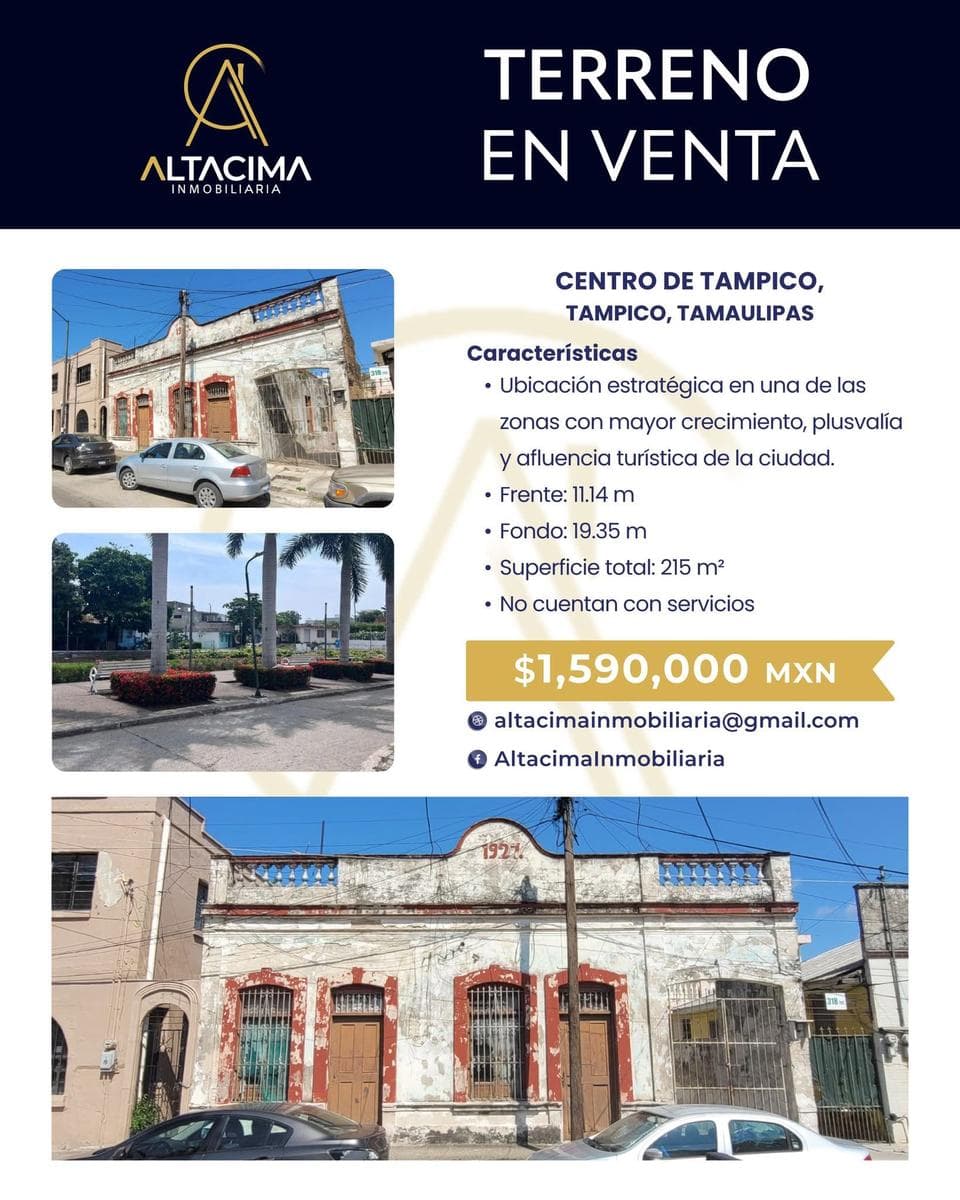 Lot in Downtown Tampico