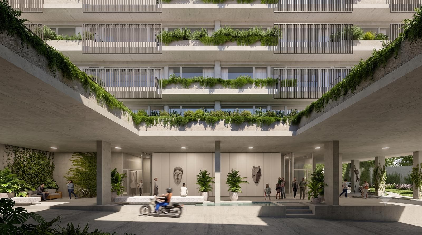 Departamento en VENTA tres ambientes con balcón y cochera