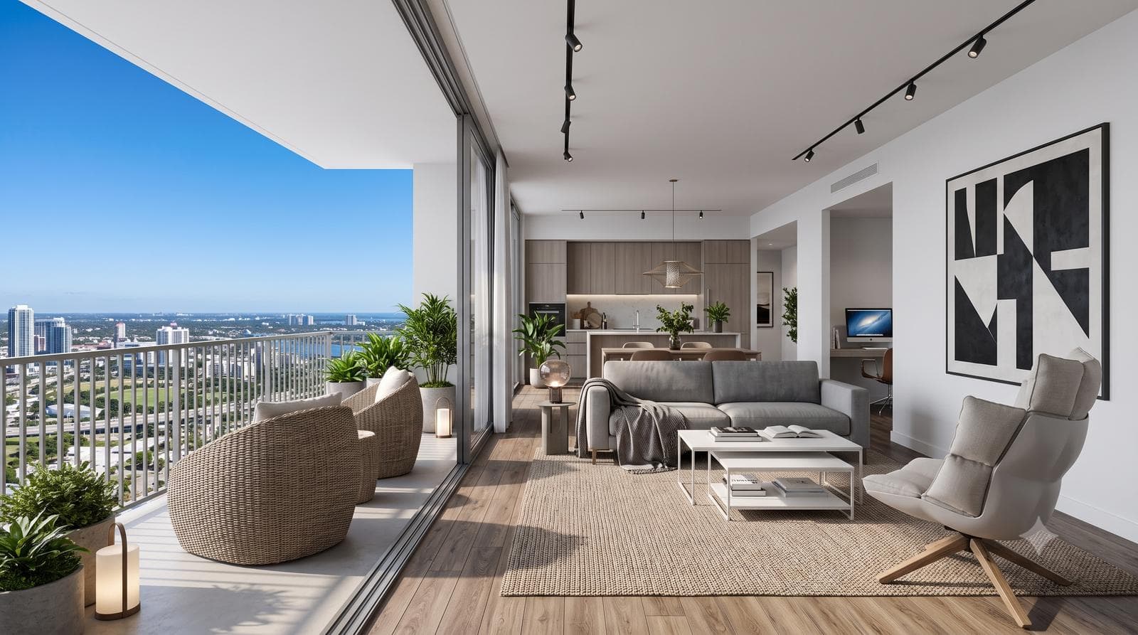 Departamento en VENTA tres ambientes con balcón y cochera
