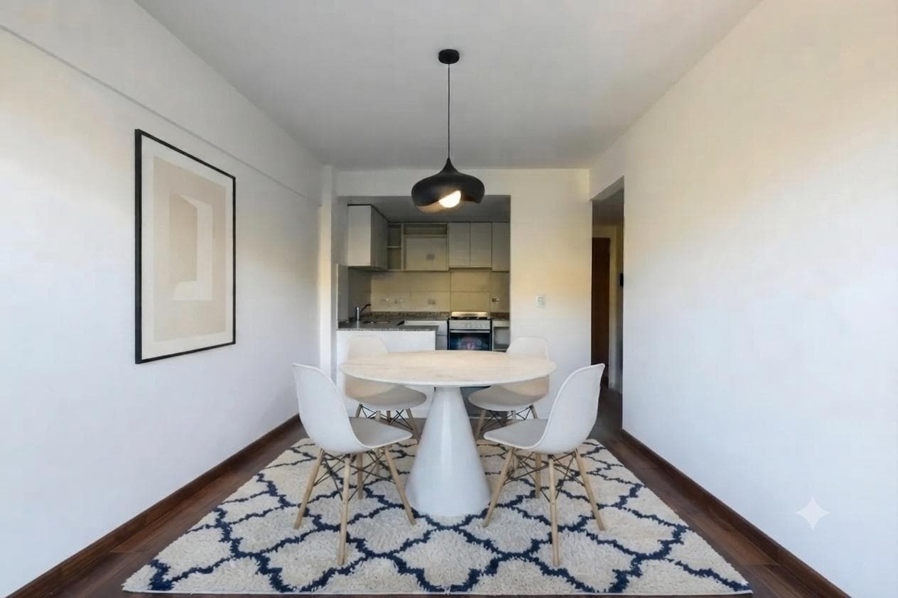 FOR SALE - 1-bedroom apartment with a front-facing balcony. Amenities. Lourdes, Rosario.
