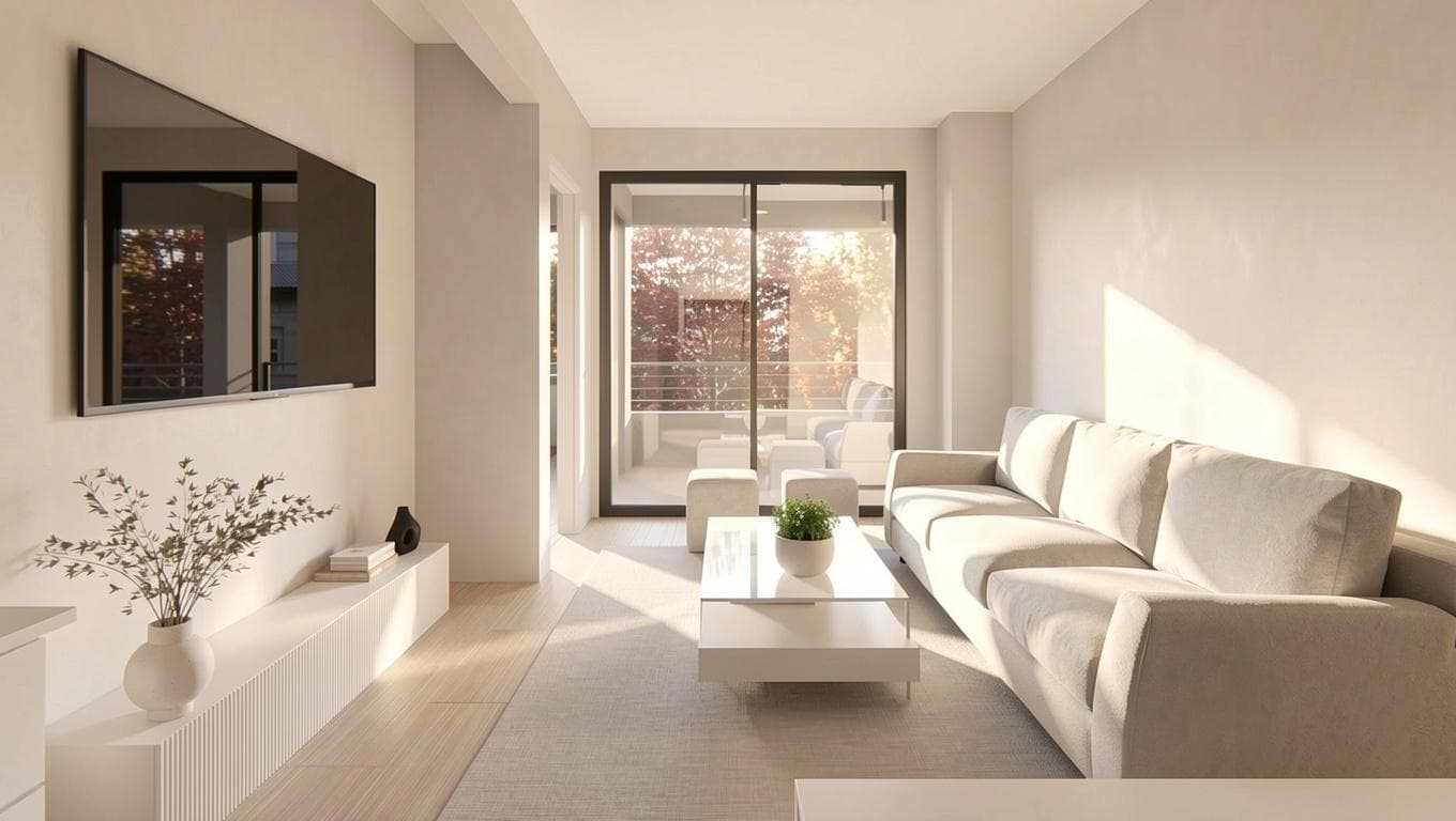 Two-room apartment with a balcony/terrace and a half-bath in Villa Crespo