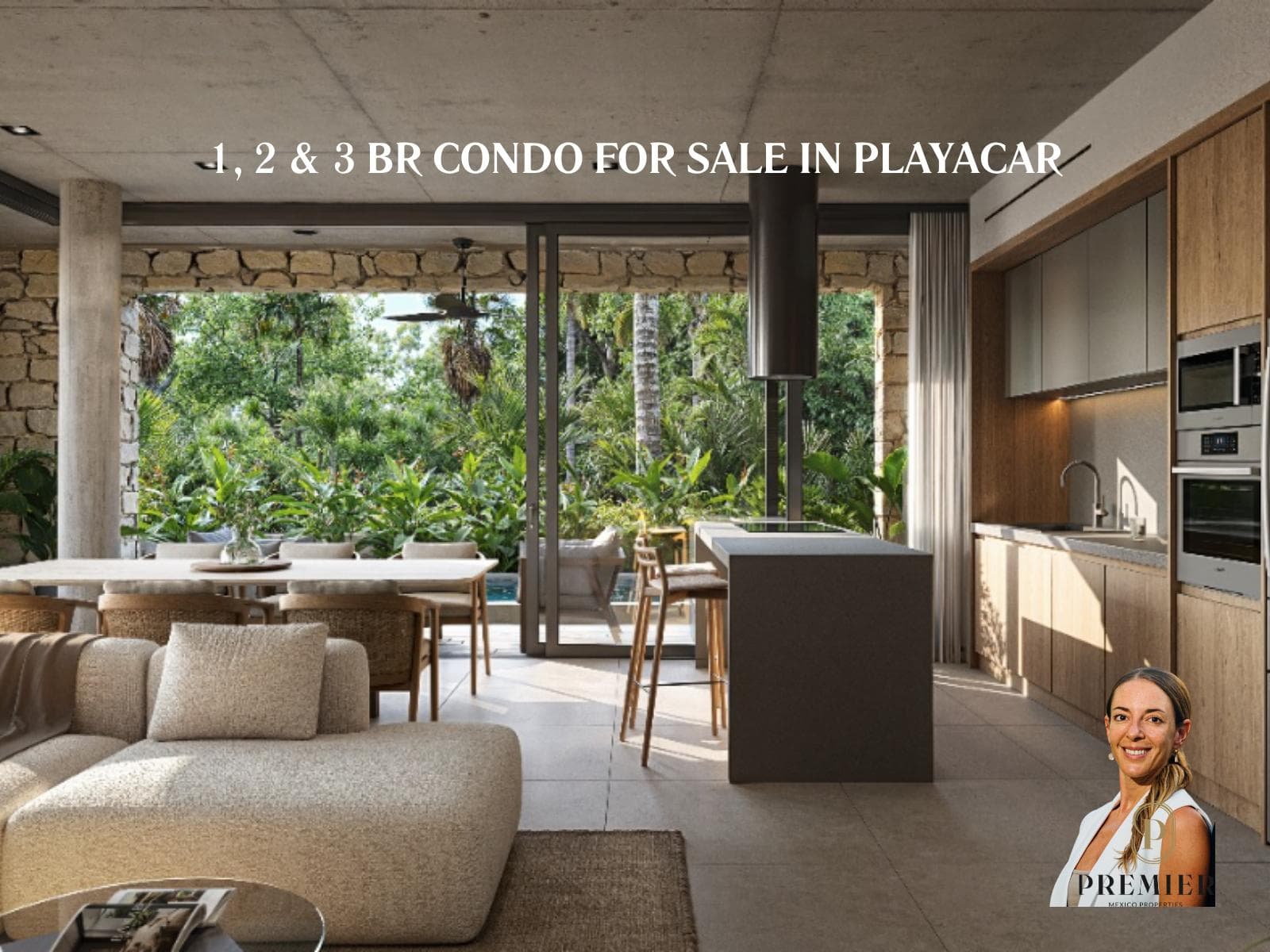 Apartment for sale in Playacar Phase II, with private beach access