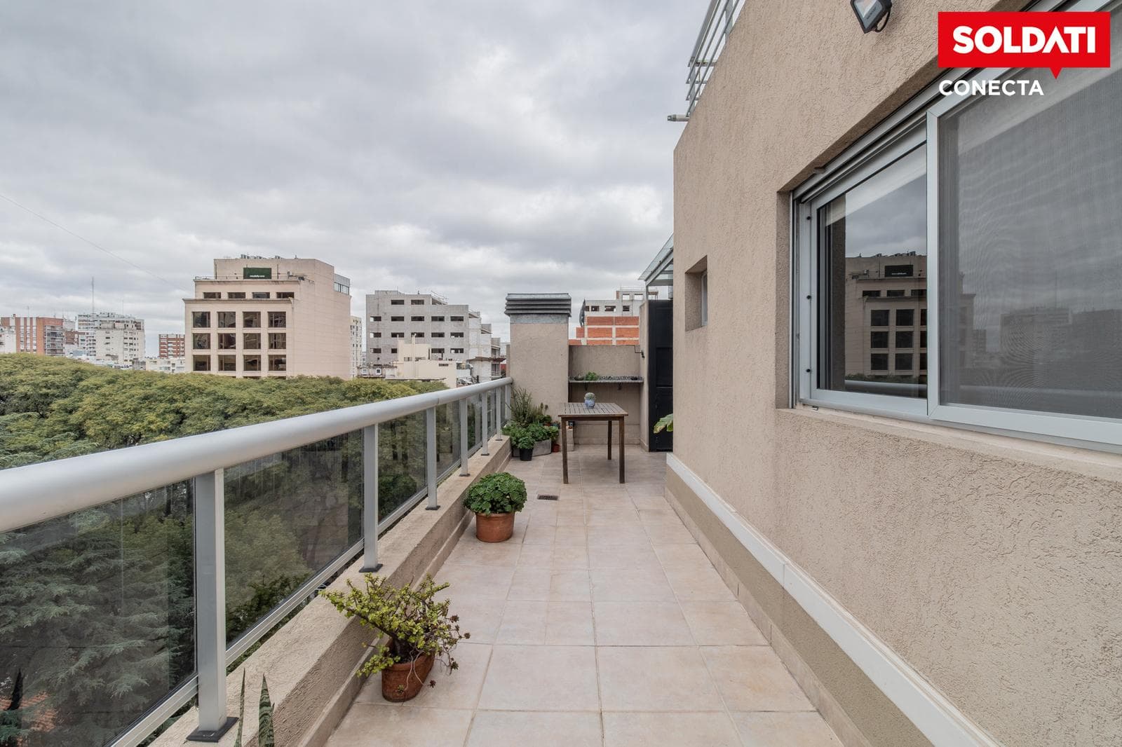 3-room apartment with garage, balcony/terrace and barbecue area for sale - Belgrano