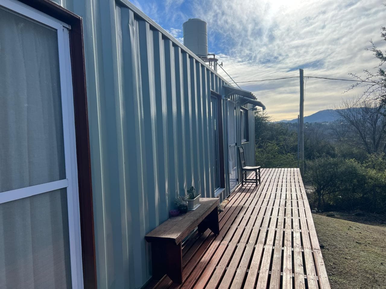 Container apartment - 1 bedroom - patio