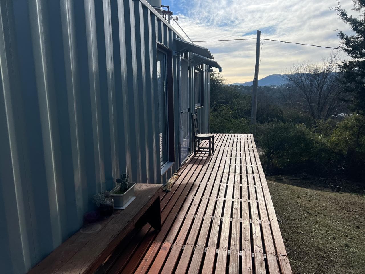 Container apartment - 1 bedroom - patio