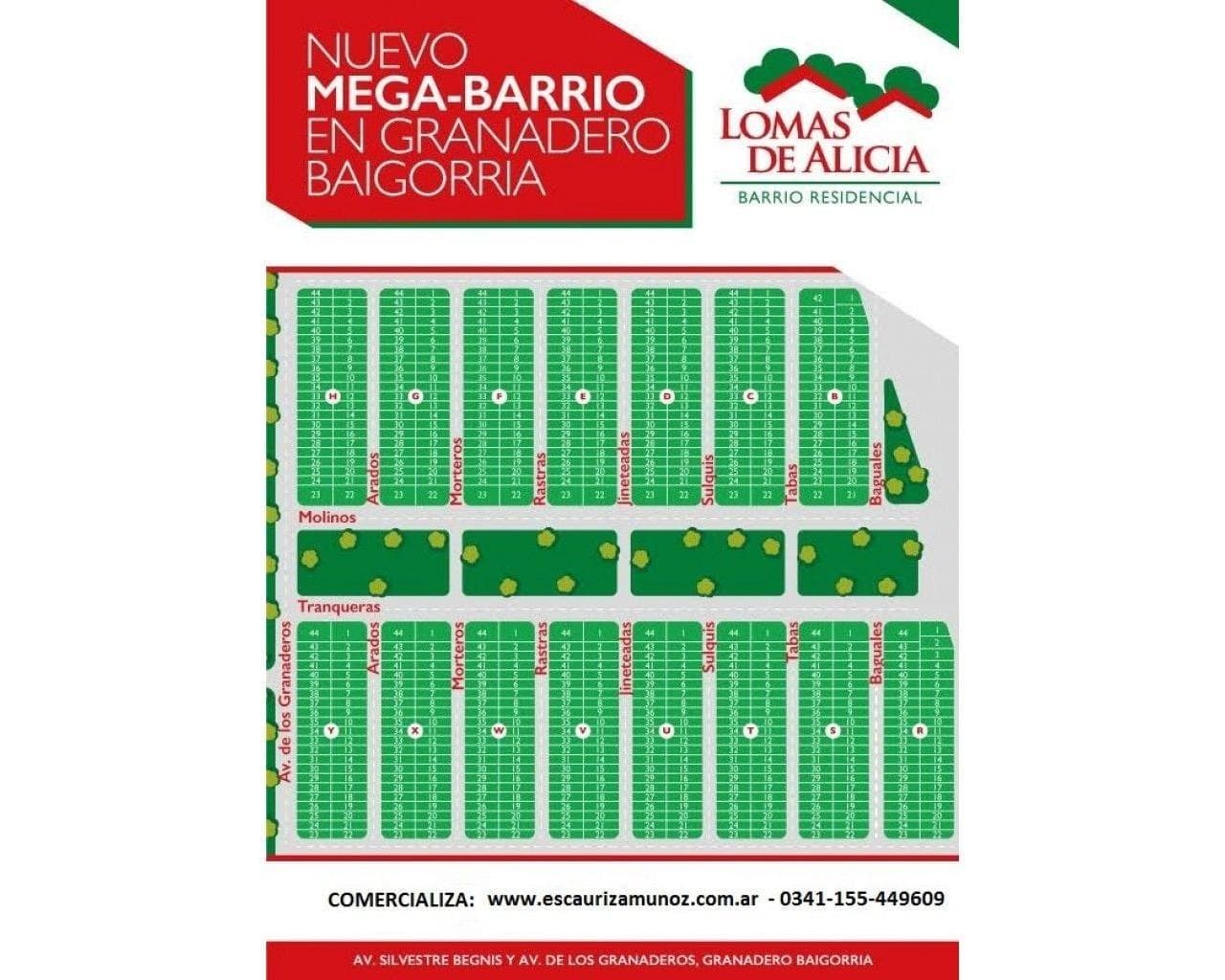 LAND FOR SALE - LOMAS DE ALICIA NEIGHBORHOOD - BAIGORRIA STREET