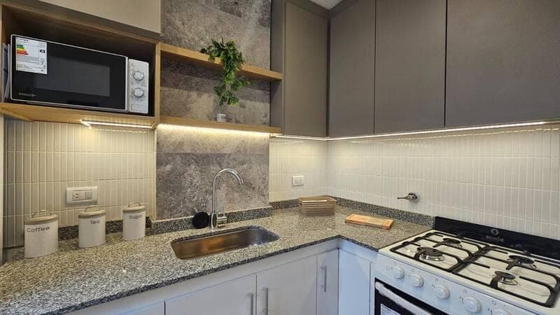 1-Room Apartment for Sale in Mar del Plata on Reciclado Street, Refurbished to Look Like New, Separate Kitchen