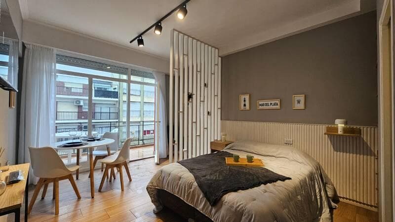 1-Room Apartment for Sale in Mar del Plata on Reciclado Street, Refurbished to Look Like New, Separate Kitchen