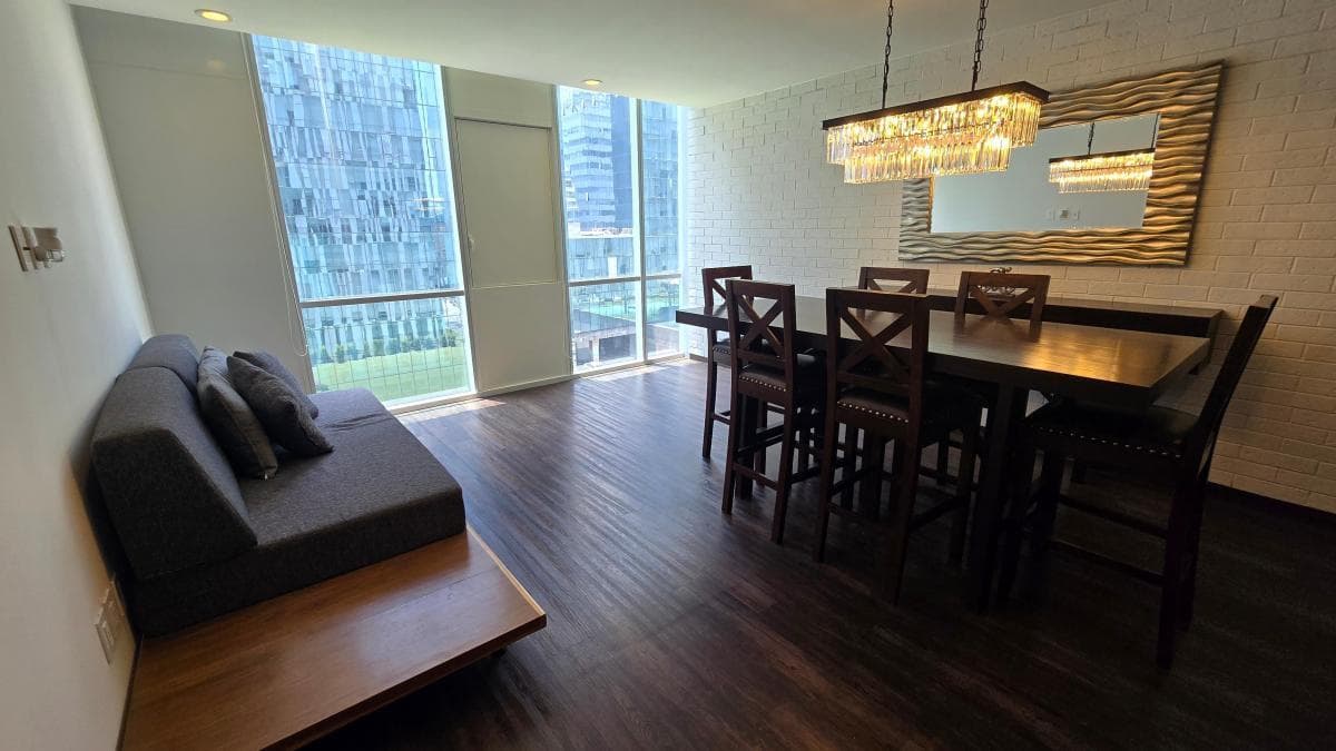 Furnished Apartment for Rent in Plaza Carso with Direct Access to City Market