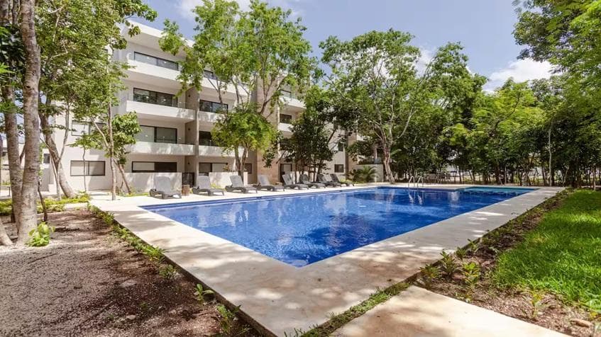Furnished 3-Bedroom Apartment for Rent | Selvanova Coto 8, Playa del Carmen