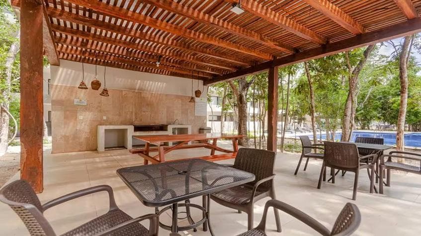 Furnished 3-Bedroom Apartment for Rent | Selvanova Coto 8, Playa del Carmen