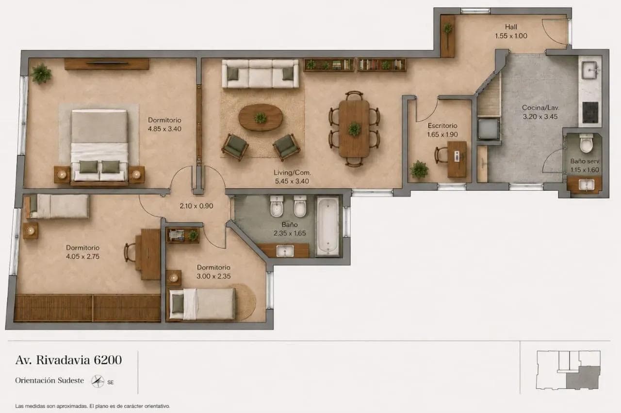 Apartment in Caballito
