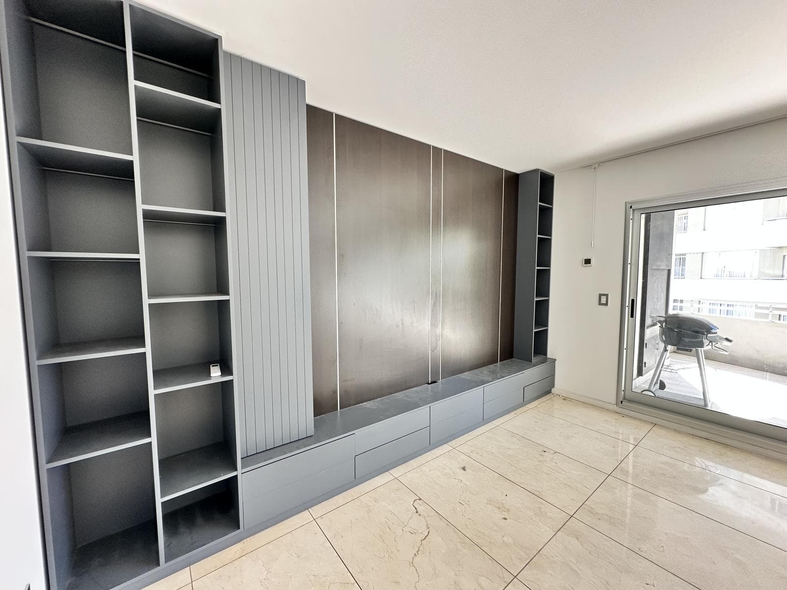 4-room apartment for sale in Belgrano with a terrace-style balcony and barbecue.