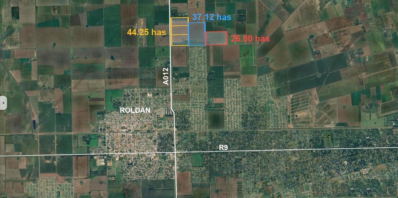 FOR SALE - LAND: 60,000 m² corner lot on AO12, Roldan