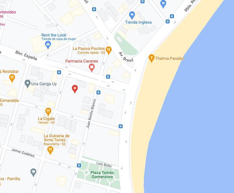 Two-Bedroom Apartment for Rent in Pocitos, Montevideo