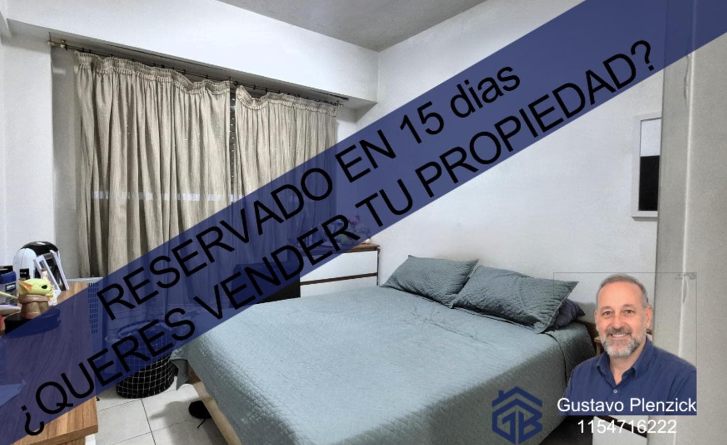 2-room PH apartment in Villa Crespo, ground floor, with a patio; in very good condition; for sale