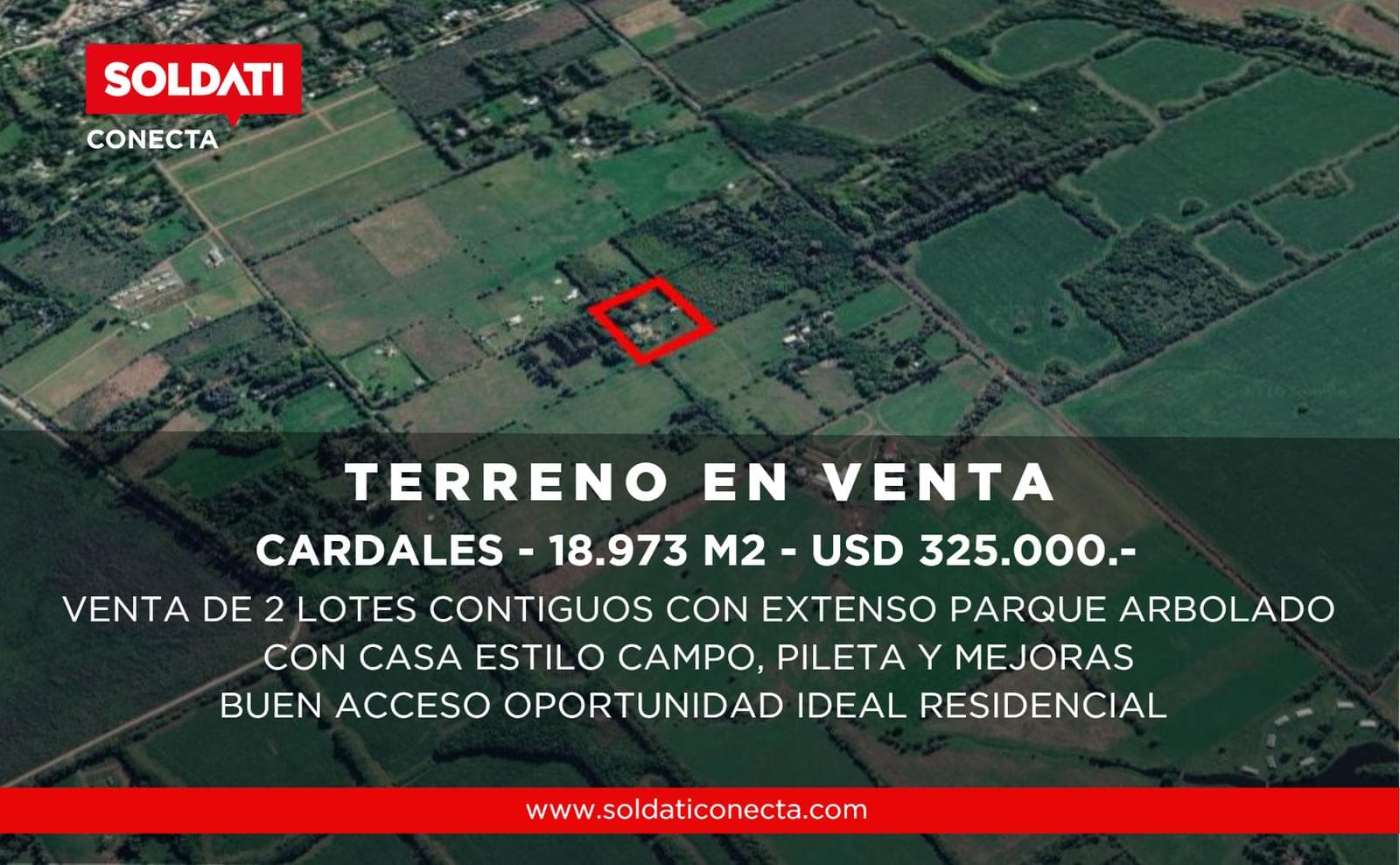 Farm/Country House for Sale: 18,973 m² with a house, pool, and shed in Cardales