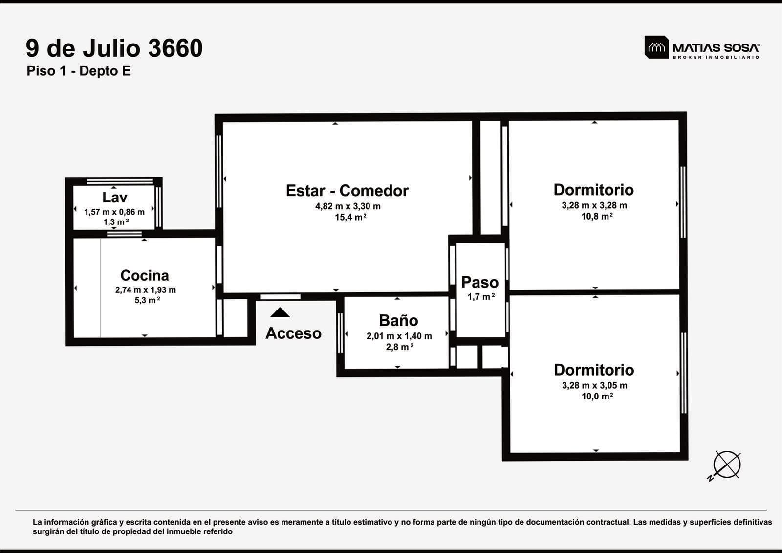 For Sale - 3-room apartment - Renovated