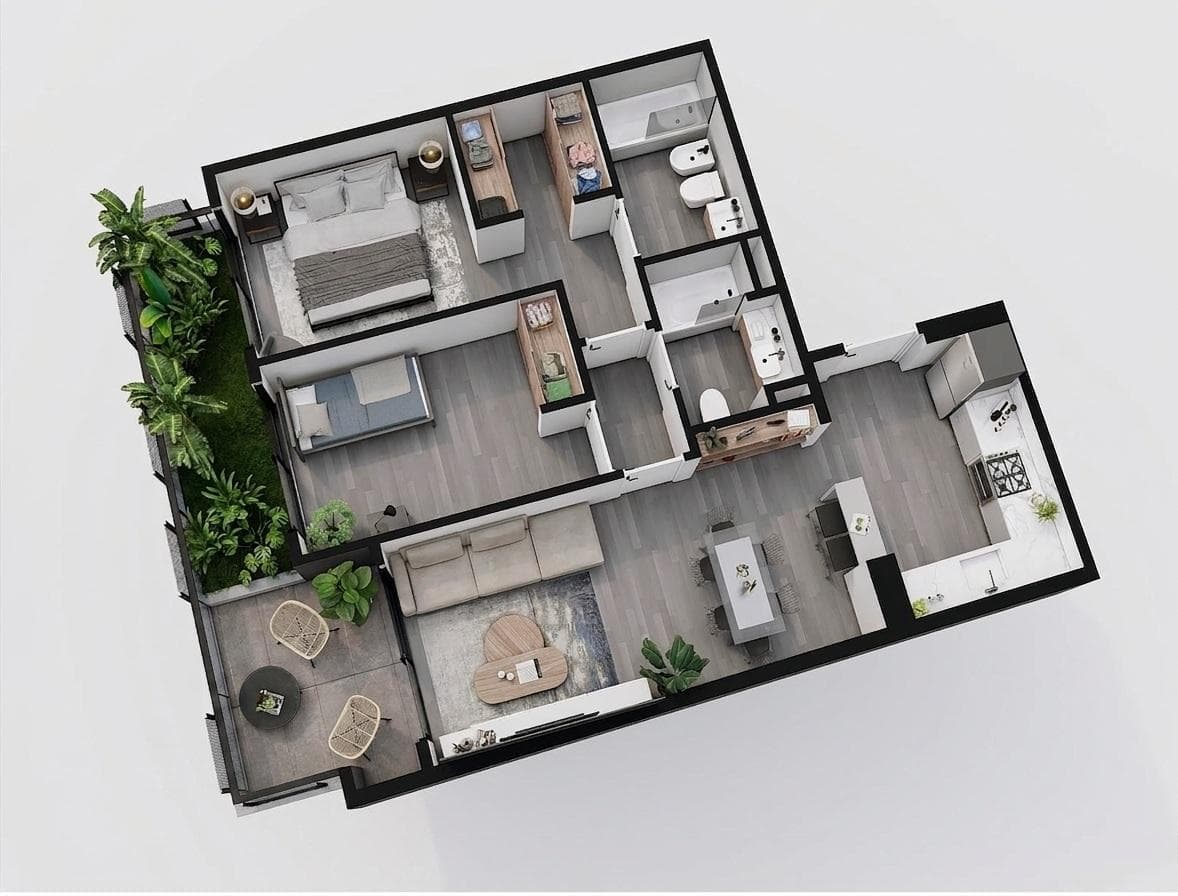 For Sale: 3-room apartment, 78 m², in Almagro (under construction)