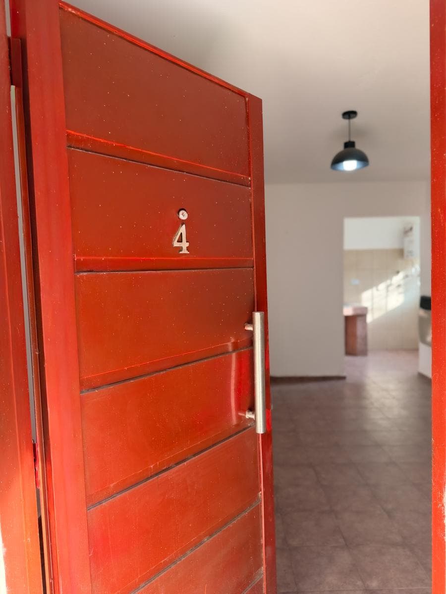 Apartment with a large patio just a few meters from Route 5 and the Anisacate River