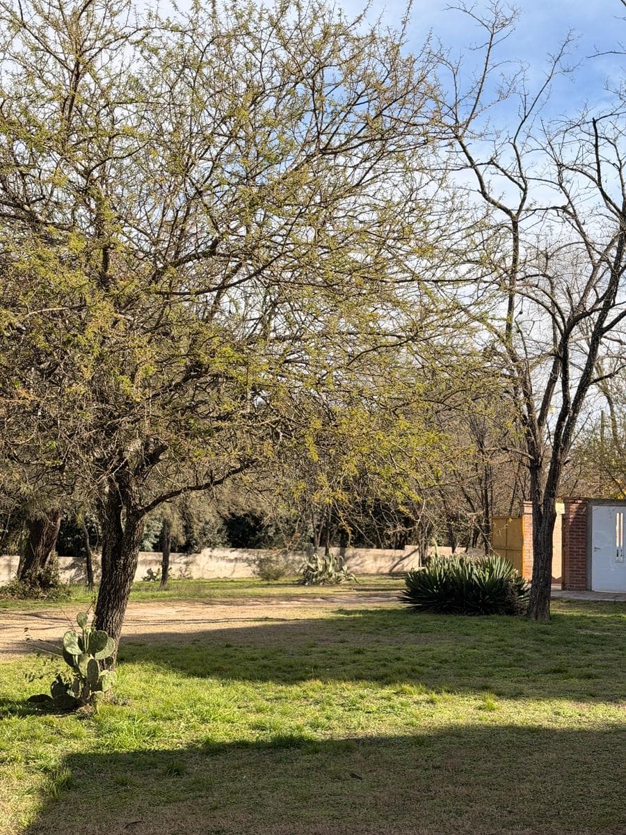 Apartment with a large patio just a few meters from Route 5 and the Anisacate River
