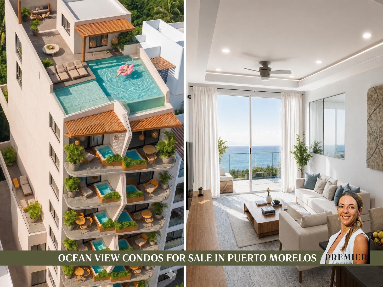 OCEAN-VIEW APARTMENT IN PUERTO MORELOS