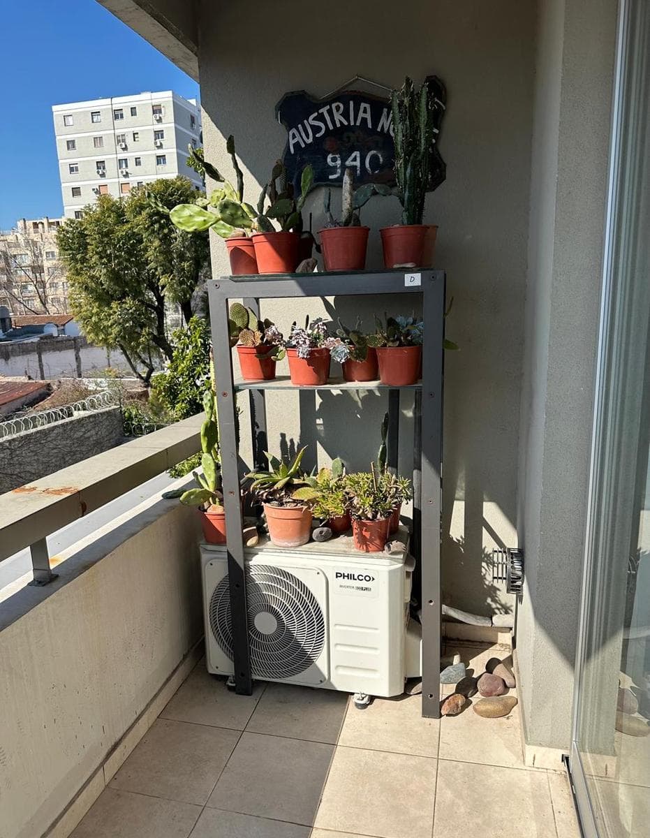 Very bright two-room apartment with a garage