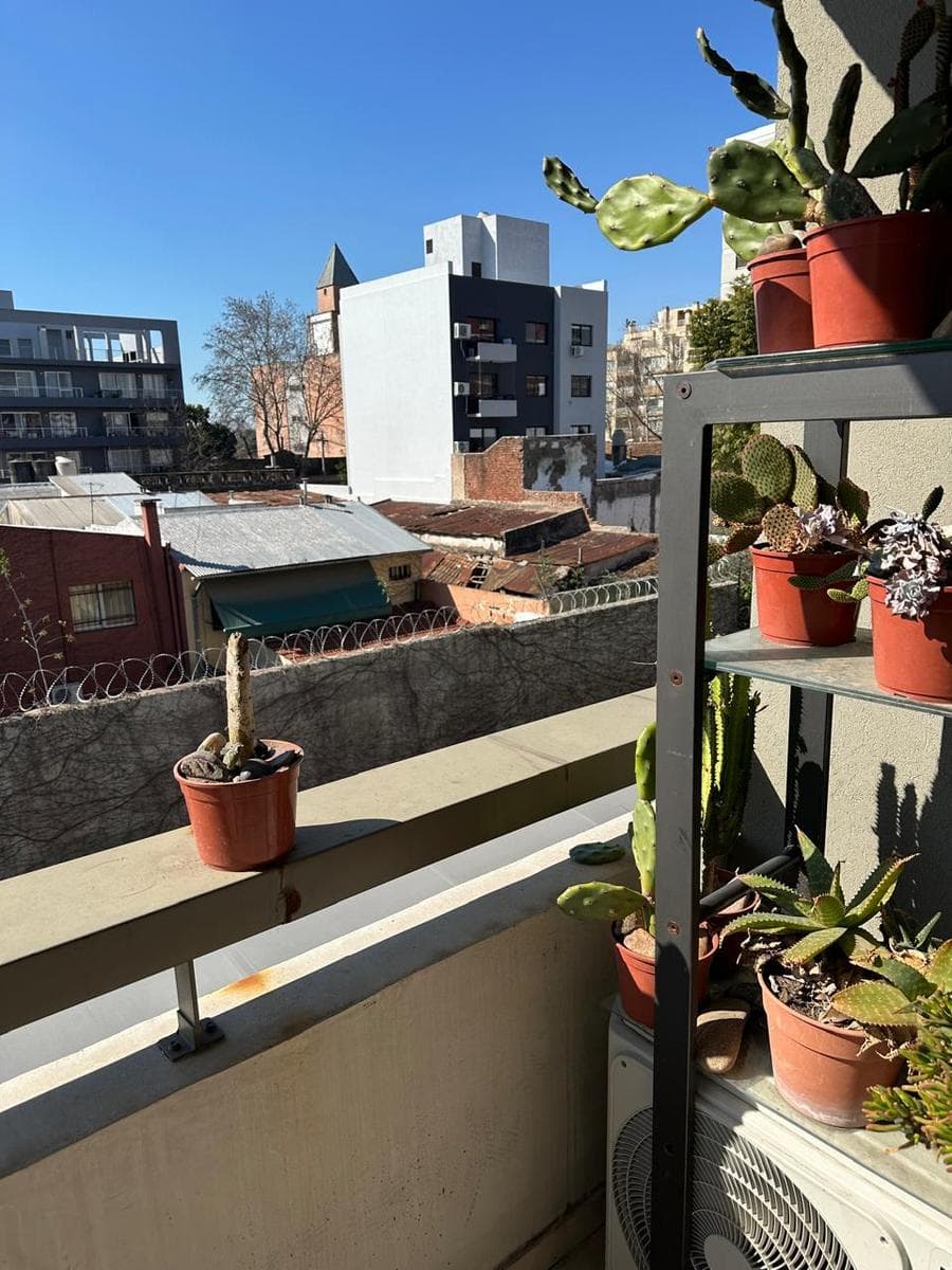 Very bright two-room apartment with a garage