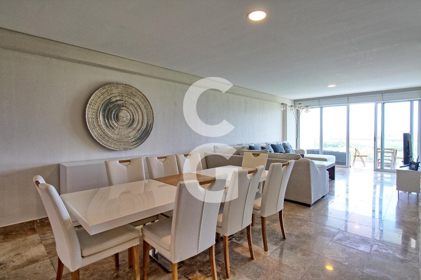 Apartment for Rent in Cancún at Sky Residences with a Terrace and Ocean View