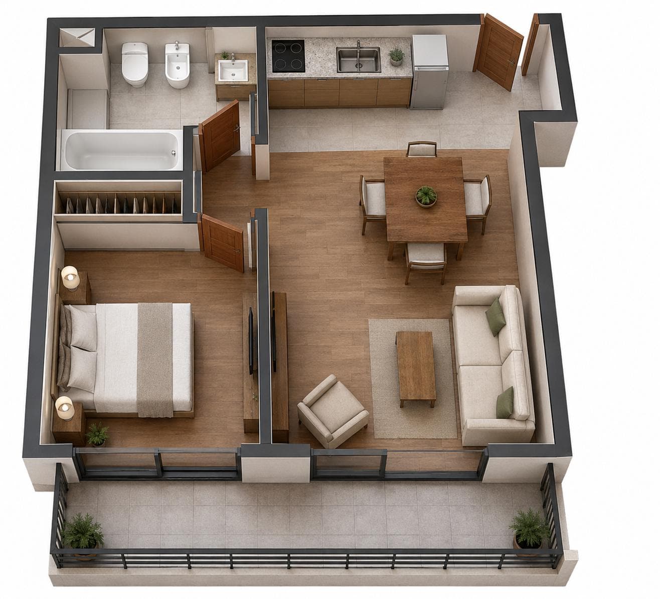 Apartment in Almagro