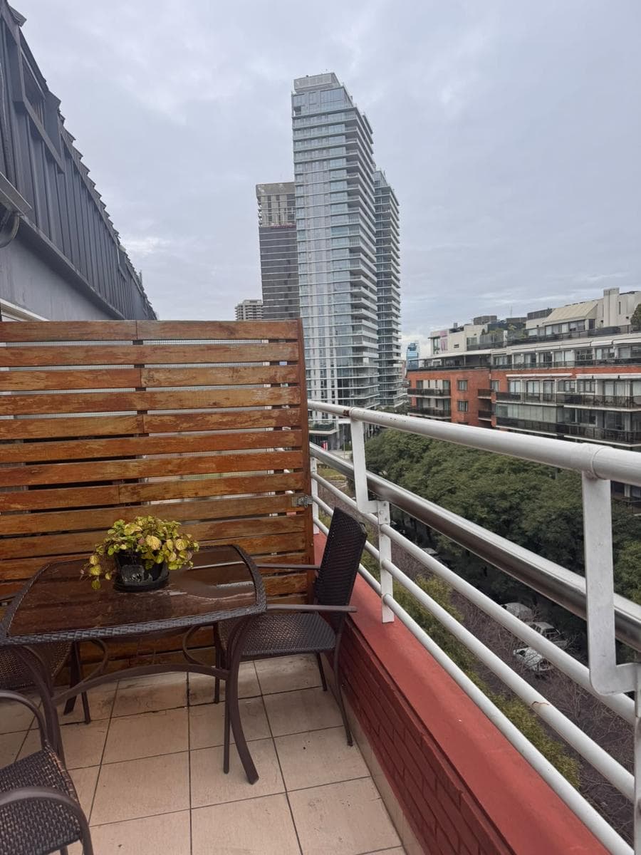 2-room duplex apartment for sale with a balcony facing Terrazas del Puerto, Puerto Madero