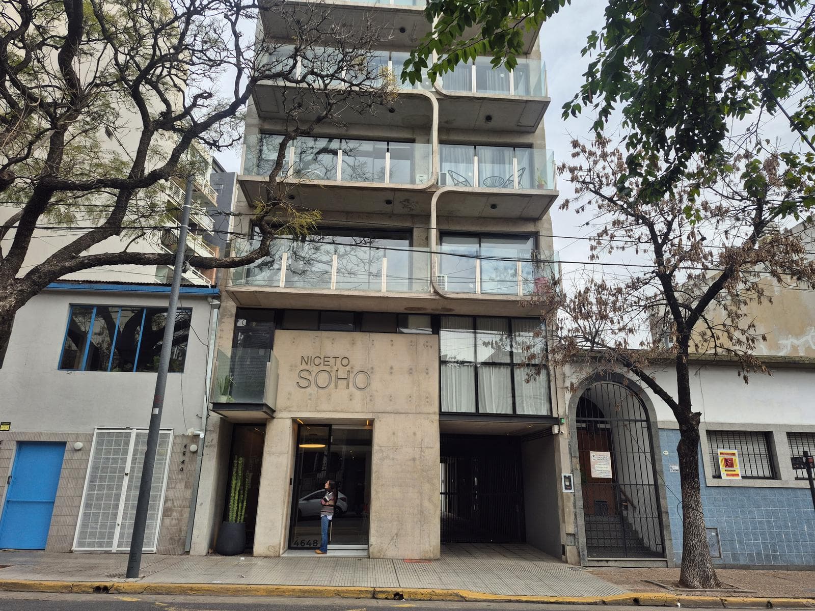 Studio apartment with a balcony at 4600 Niceto Vega, Palermo Soho