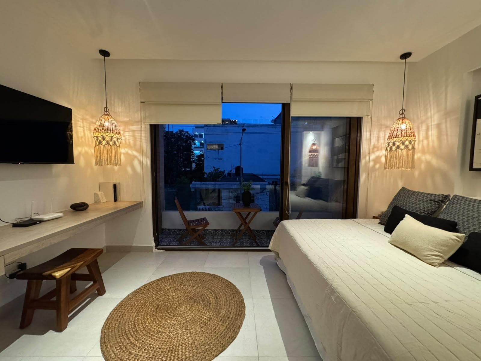 Fully furnished studio with ocean views from the ROOFTOP in the Blanko 54 condominium