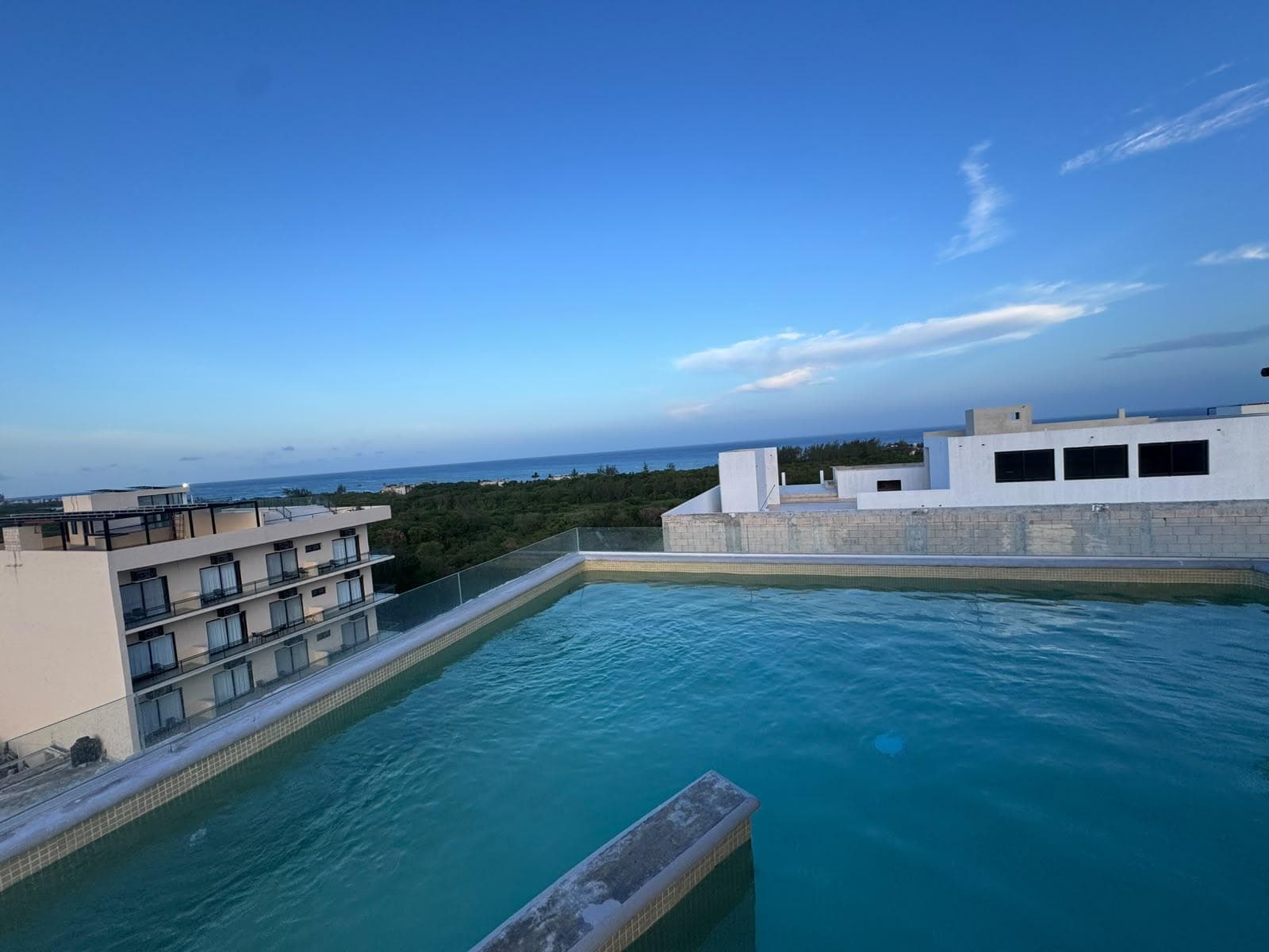 Fully furnished studio with ocean views from the ROOFTOP in the Blanko 54 condominium